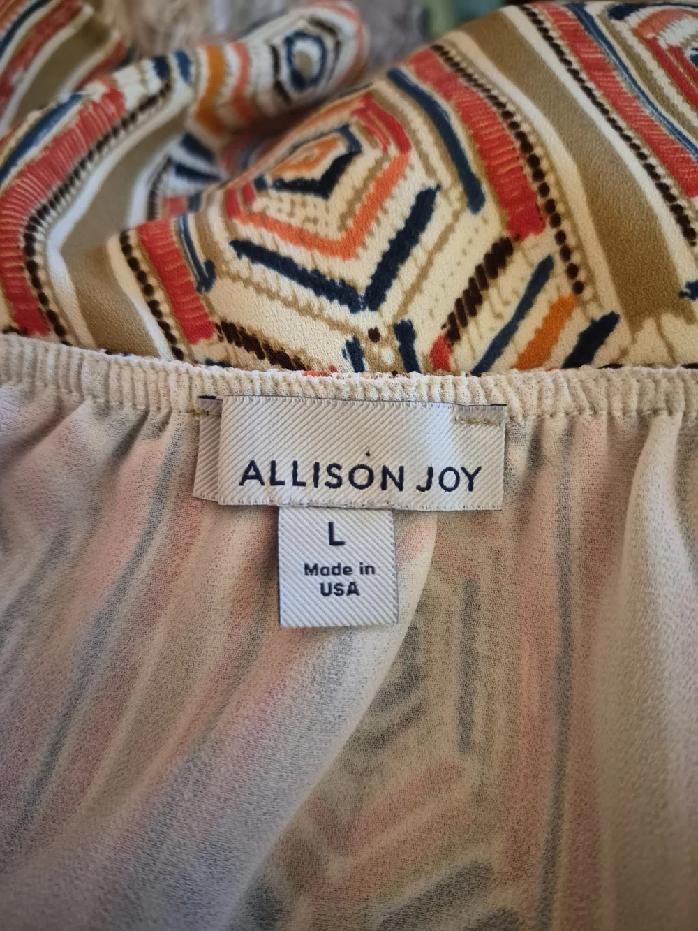 Allison Joy Spaghetti Strap Tank Top Size Large
